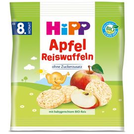 Prajituri de orez cu mere HiPP, de la 8 luni, 30 g