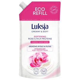 Sapun lichid LUKSJA rezerva, Trandafir si proteine, 400 ml