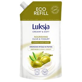 Sapun lichid LUKSJA rezerva, Olive si iaurt, 400 ml