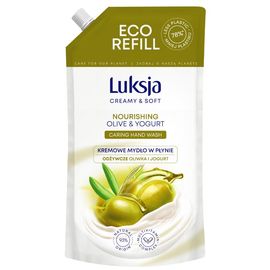 Sapun lichid LUKSJA rezerva, Olive si iaurt, 900 ml