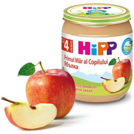 Piure HiPP Fructe, Primul mar al copilului, de la 4 luni, 125 g