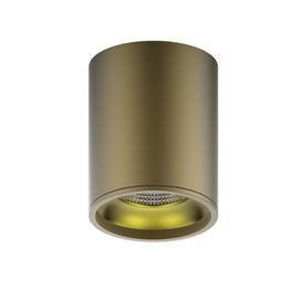 Spot LED GAUSS Overhead HD001/ 12W/3000K/900lm/IP20/79x100mm/cafea/aur/1/30, lumina calda