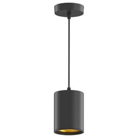 Спот LED GAUSS HD037, Накладной, подвесной, 12W, 3000K, 750lm, IP20, 79x100мм, черный/золото, 1, 20, теплый свет