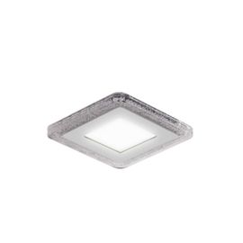 Corp de iluminat LED GAUSS Bubbles BL320 /3+3W/3000K/350Lm/103x103х31мм,D80/IP20 1/40, incastrabil, patrat