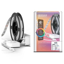Banda LED GAUSS SH, 16W, 3000-6000K, 1400lm, RGB, Dimm, IP20, 5m, 1, 20