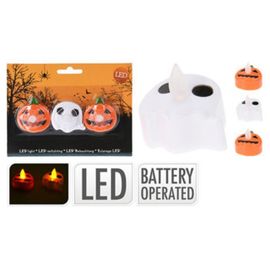Набор свечей Halloween, Тыква, привидение, 3шт