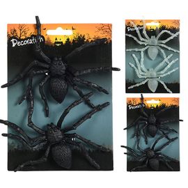 Set Paianjeni Halloween, 13cm, 2culori, plastic, 2buc