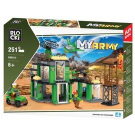 Set de constructie Aventura in Jungla Blocki MyArmy , 210 elemente