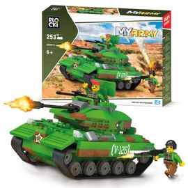 Set de constructie tank Blocki My Army, 253 elemente