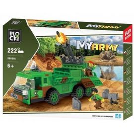 Set de constructie Lansator de rachete Blocki My Army, 222 elemente