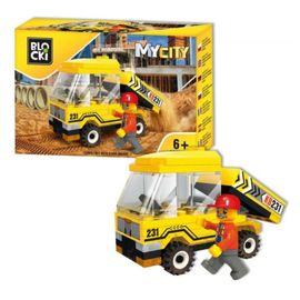 Set de constructie Mini Basculanta Blocki MyCity, 66 elemente