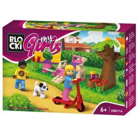 Set de constructie Plimbarea in park Blocki MyGirls, 73 piese