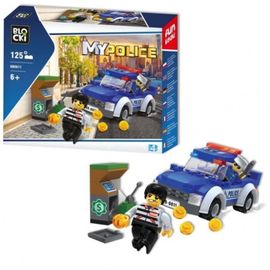 Set de constructie Blocki MyPolice, 125 elemente