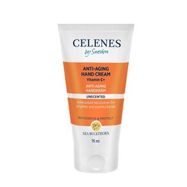 Крем для рук CELENES Sea, без запаха, anti-age, с облепихой, 75мл