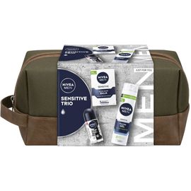 Set cadou NIVEA Men Sensitive Trio Bag