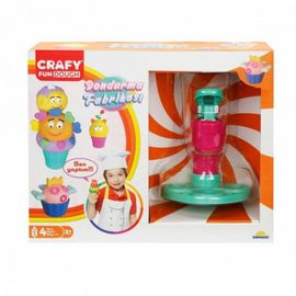 Set pasta de modelat Crafy Dough  "Ice Cream Factory" 29 el., 4x50g