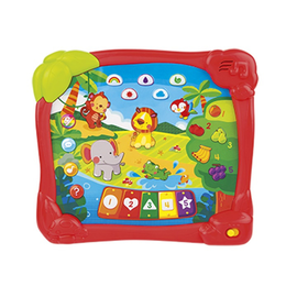 Tableta educativa WINFUN Jungla, cu sunete si lumini, engleza