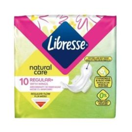 Прокладки LIBRESSE Natural Care Regular N10, 4 капли