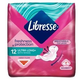 Прокладки LIBRESSE Freshness & Protection Ultra Long N12, 5 капель