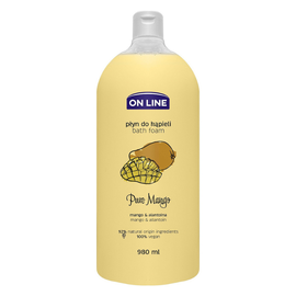 Spuma de baie ON LINE Pure Mango, 980 ml