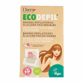 Восковые полоски DAEN ECOdepil, vegan, для лица, 16 шт