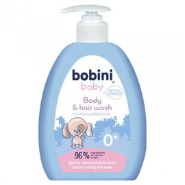 Шампунь-гель Bobini детский, гипоаллергенный, с дозатором, 0+, 300 мл