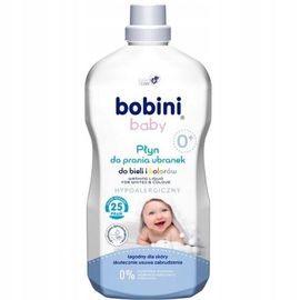 Жидкое средство Bobini для стирки детского белья, гипоаллергенное, 25 стирок, 1.8 л