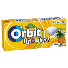 Guma de mestecat ORBIT Refr Tropical, 18 g