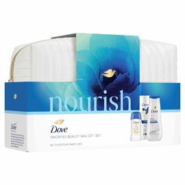 Подарок DOVE Women, Nourishing Medium (SG 225мл + LOT 250мл + STK 40мл) + Косметичка 2025