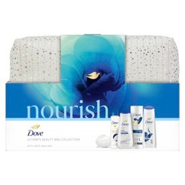 Set cadou DOVE Women, Nourishing Large, (SG 225ml + LOT 250ml + DEO 150ml + SH 250ml + BAR 90g) + Gentuta