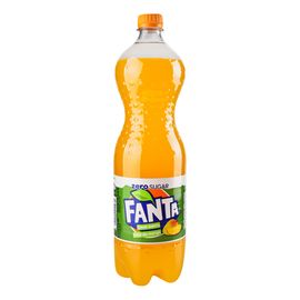 Bautura carbogazoasa FANTA Mango Zero Zahar 1.25L