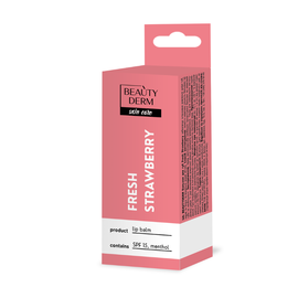 Бальзам для губ BEAUTYDERM Fresh Strawberry, клубника, 10 мл