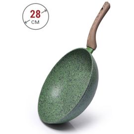Сковорода Wok FISSMAN Malachite 4315, 28x8 см