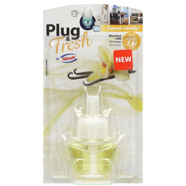Электрический освежитель воздуха NICOLS Plug & Fresh, ваниль, запаска