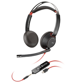Casti POLY Blackwire 5220, Stereo USB-C On-ear Headset