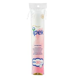 Discuri din bumbac cosmetice IPEK 120+30 buc.