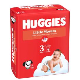 Подгузники для детей HUGGIES Ultra Comfort Mega №3, унисекс, 4-9 кг, 78 шт