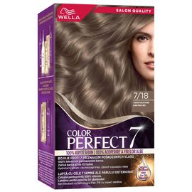 Vopsea de par COLOR PERFECT Blond Perlat Rece 7/18, 135 ml