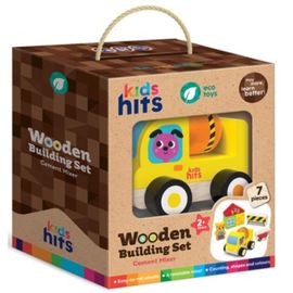 ​Set de constructie din lemn KIDS HITS Cement Mixer, KH20/017