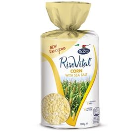 Хлебцы из кукурузы с солью Riso Scotti, 100 г
