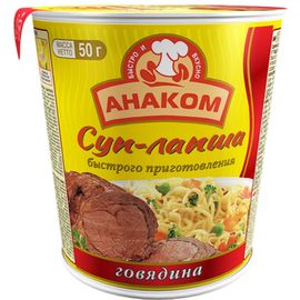 ​Supa cu taitei АНАКОМ cu supa de vita, 50 g