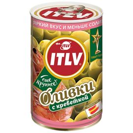 Оливки ITLV с креветкой, 314 мл
