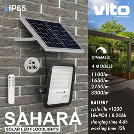 Projector VITO SAHARA LED, 150W, 6000K, IP65, сablu 5 m, 1, 5