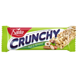 Batonul SANTE Crunchy, cu nuci si migdale, 35 g