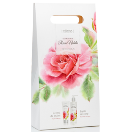 Set pentru corp VIORICA, Elixir Floral Rosa Nobilis