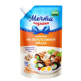 Maioneza MECHTA HOZYAYKI, cu oua de prepelita, 50.5%, 336 g