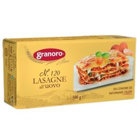 Макароны GRANORO №120 Lasanga с яйцом, 500 г