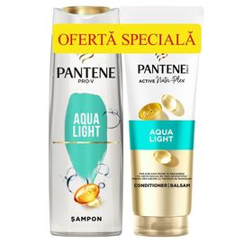 Набор шампунь и кондиционер PANTENE Aqualight, 400+275мл