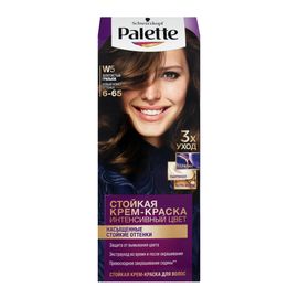 Крем-краска для волос PALETTE, W-5 (6-65) Золотистый грильяж, 110 мл