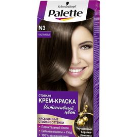 Крем-краска для волос PALETTE, N-3 Коричневый, 110 мл